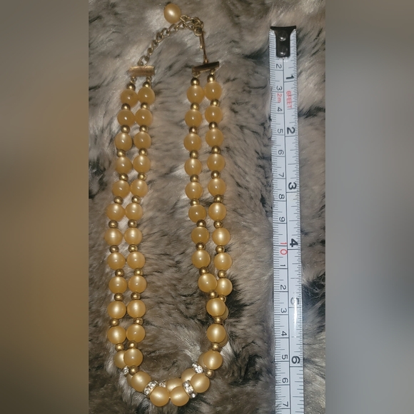 Unique vintage 2 strand choker style necklace. - Picture 6 of 6